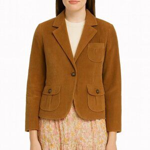 Vintage Banana Republic Wide-Wale Camel Corduroy Blazer